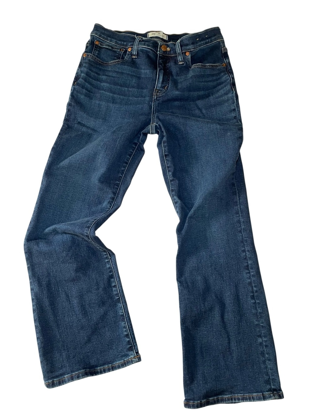 Madewell Mid-Rise Kick Out Jeans Size 29 Dark Wash Denim